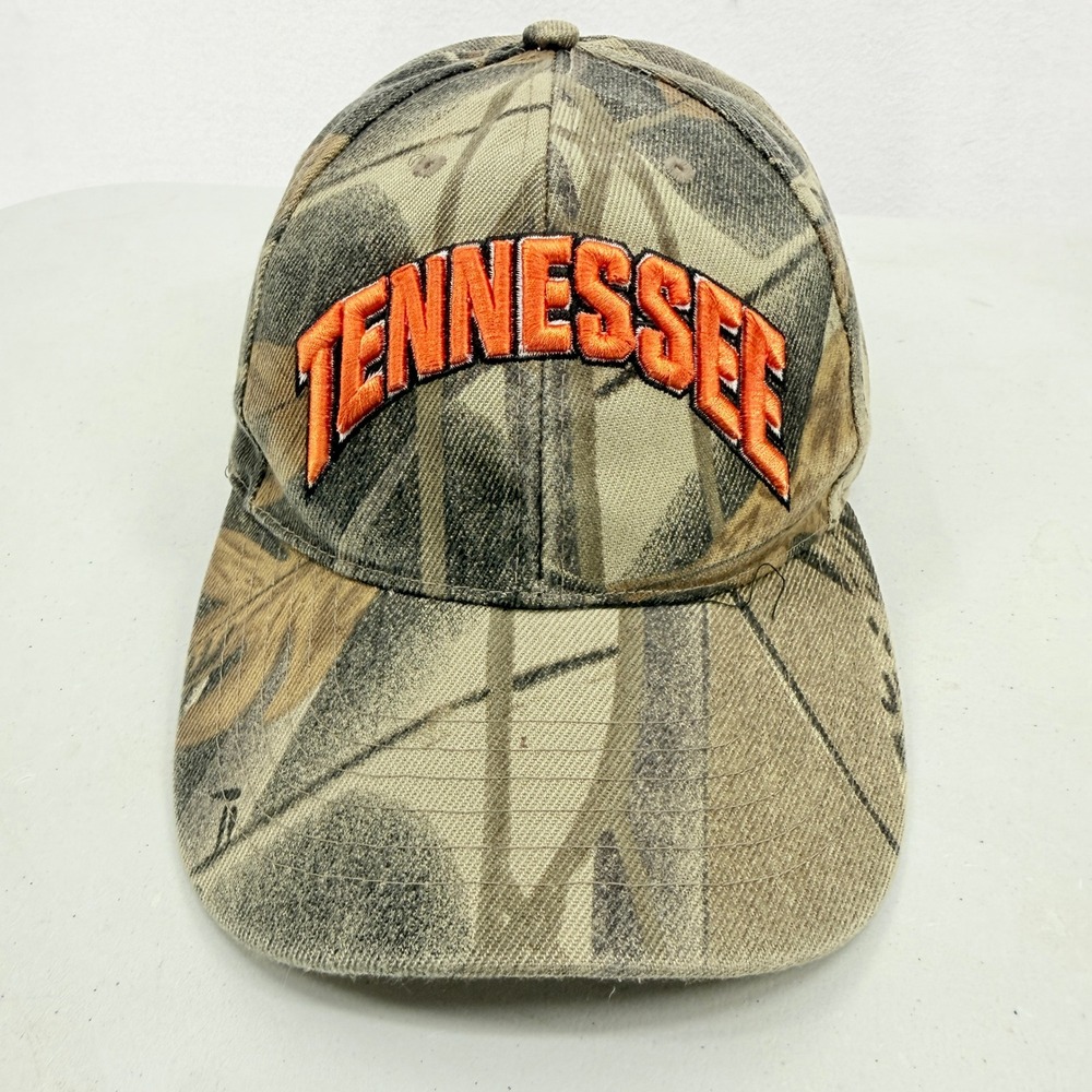 Tennessee Camo Baseball Hat Mens OSFM Embroidered Adjustable Volunteers